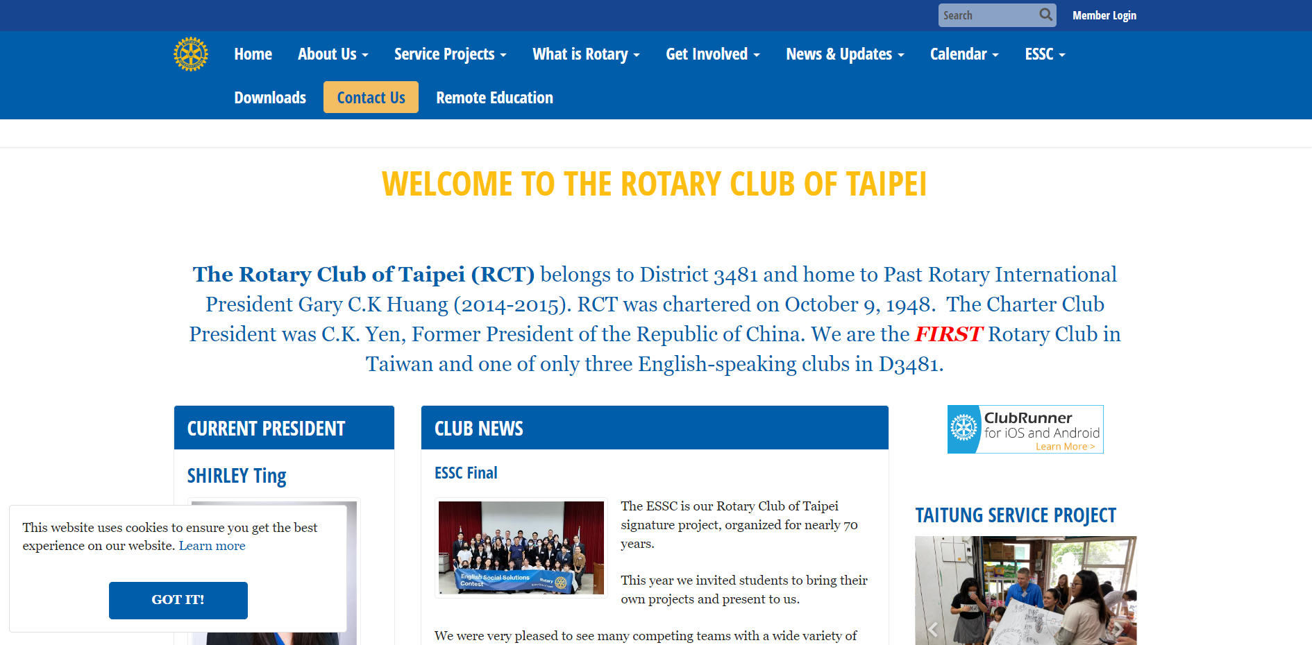 Rotary Club of Taipei, Taiwan