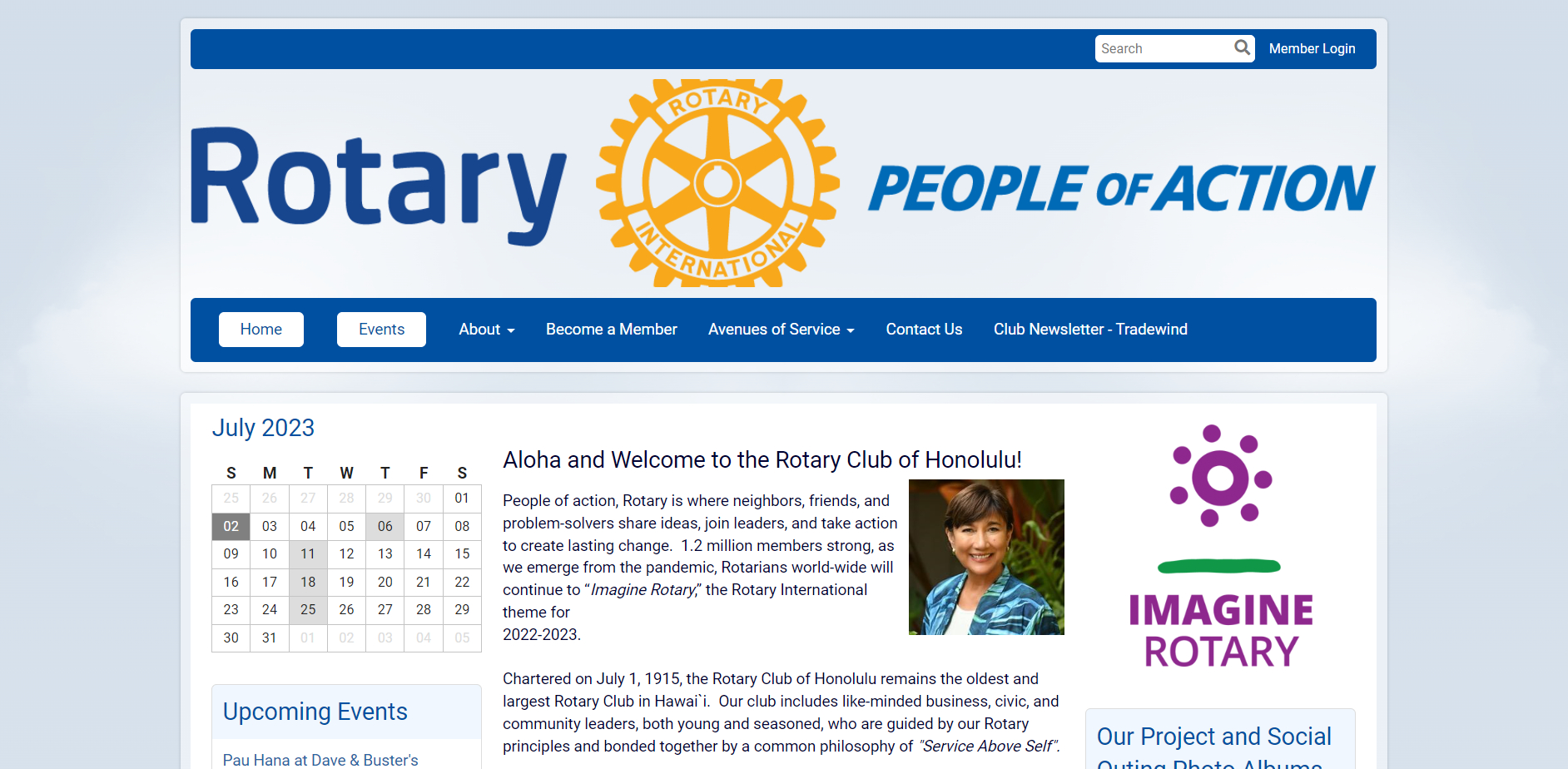 Rotary Club of Honolulu, USA